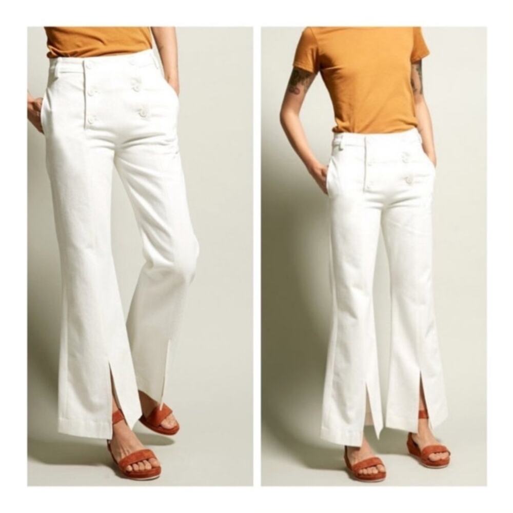 Sayaka Davis Sailor High Waisted Wide Leg Jeans Size 4 MINIMALIST QUIET LUXERY